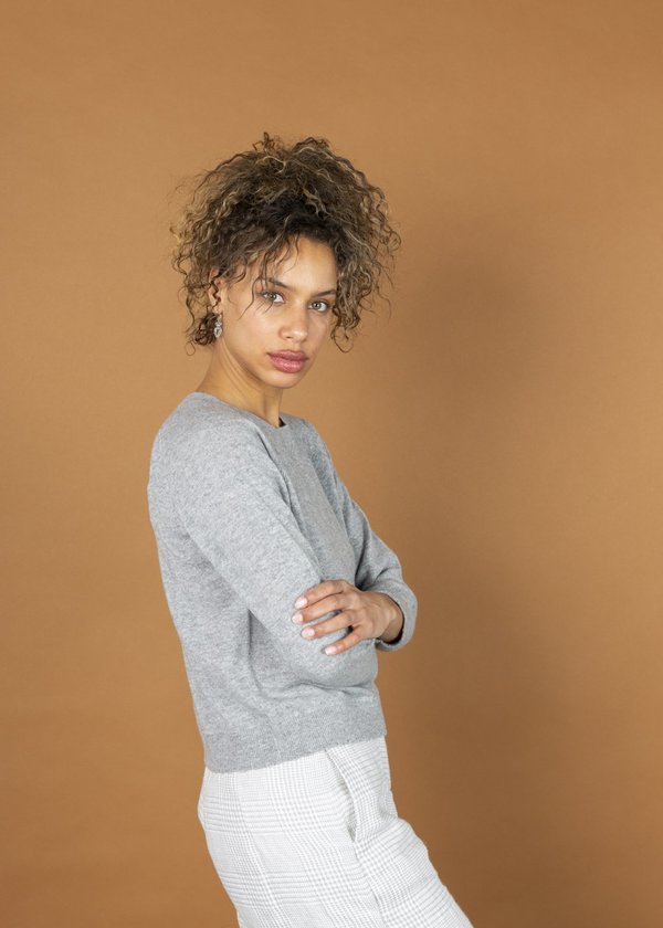 Brazeau Tricot Cashmere Sweatshirt - flower Brazeau Tricot Cashmere Sweatshirt - flower