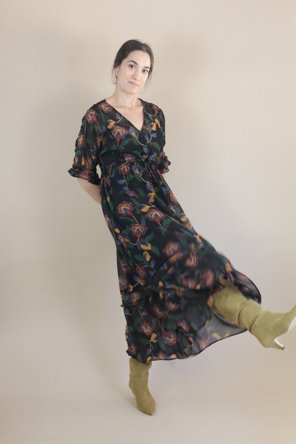 Orfeo Candy Midi Dress - Romance Seventies
