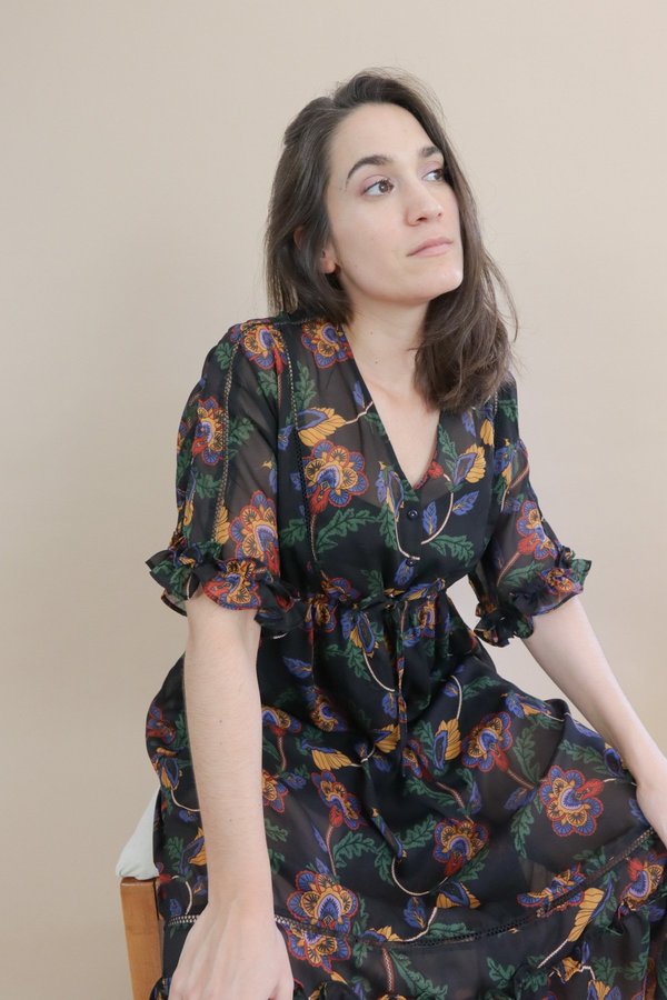 Orfeo Candy Midi Dress - Romance Seventies