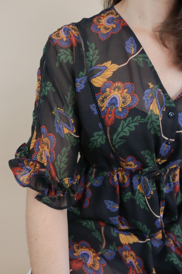 Orfeo Candy Midi Dress - Romance Seventies