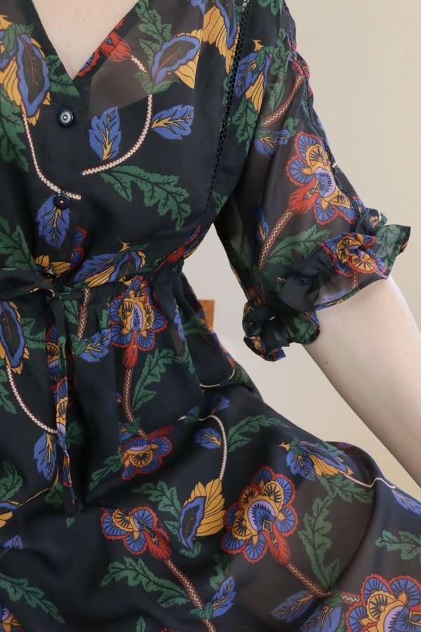 Orfeo Candy Midi Dress - Romance Seventies