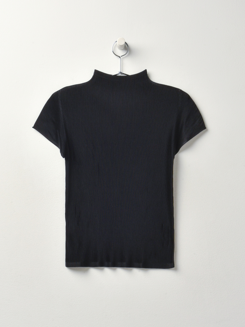 Pleats Please by Issey Miyake Mist Basics Top - Black