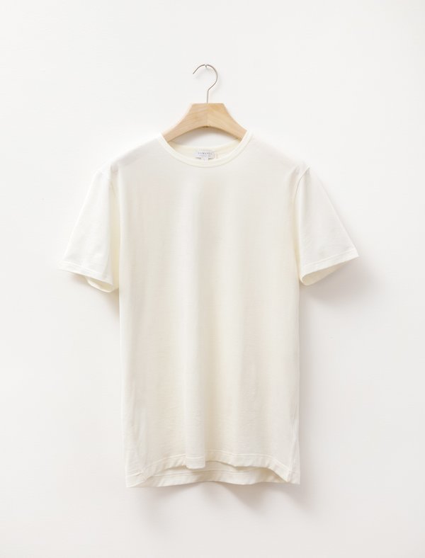 Sunspel Classic Crew T-Shirt - Archive White Sunspel Classic Crew T-Shirt - Archive White
