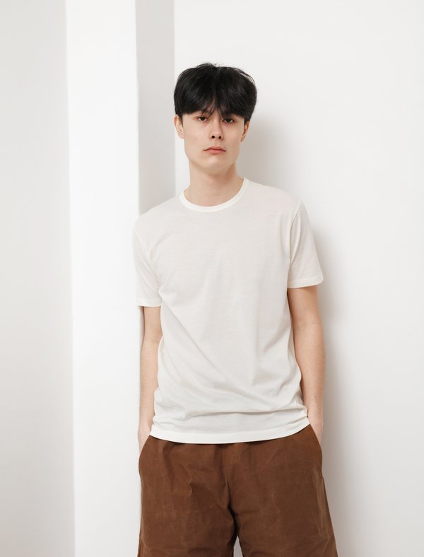 Sunspel Classic Crew T-Shirt - Archive White Sunspel Classic Crew T-Shirt - Archive White