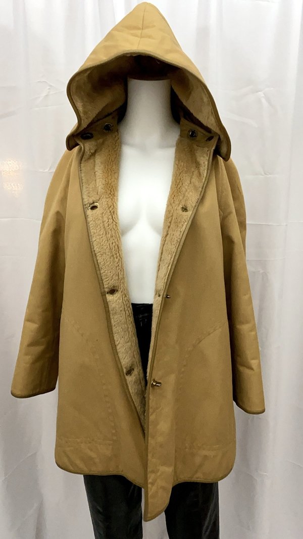 pre-loved 60’s SILLS by Bonnie Cashin for Saks Canvas Coat - taupe/tan pre-loved 60’s SILLS by Bonnie Cashin for Saks Canvas Coat - taupe/tan