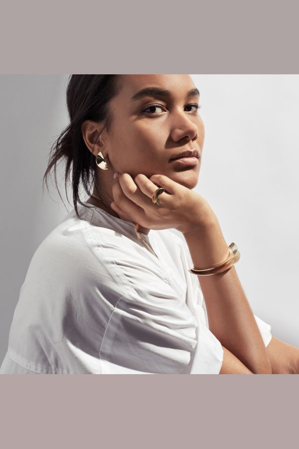 Metalepsis Projects Lygia Earrings - Brass