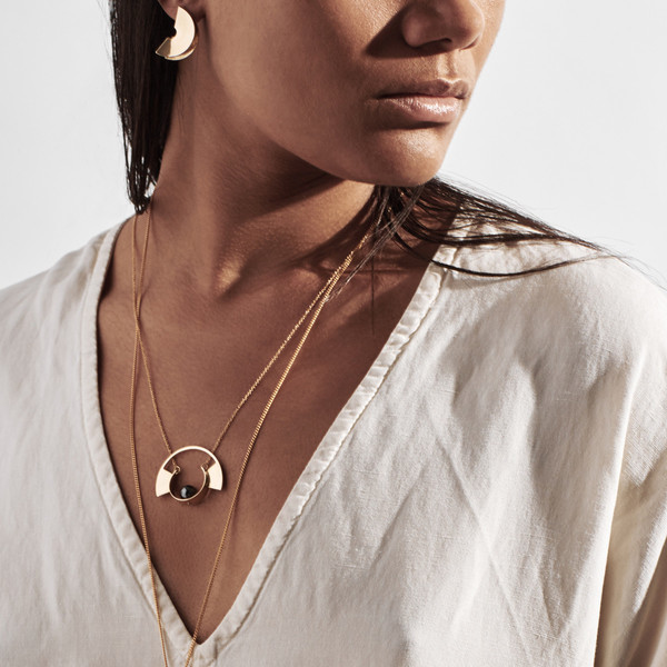 Metalepsis Projects Lygia Earrings - Brass Metalepsis Projects Lygia Earrings - Brass
