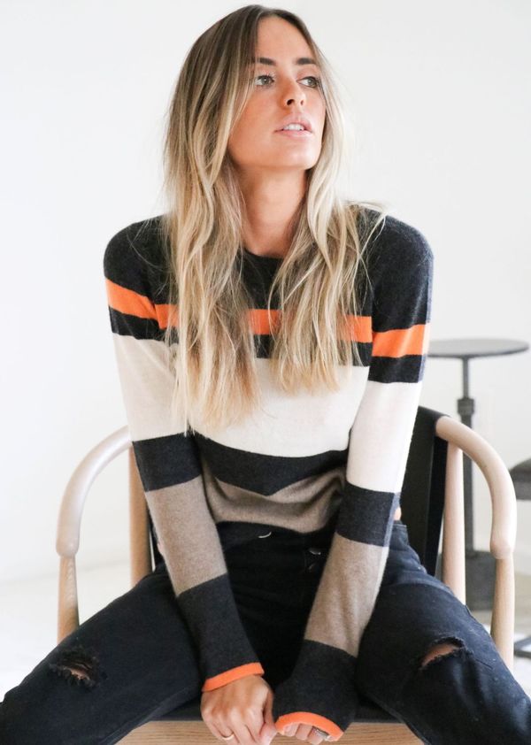 Farm Stand 4 Loving People Didi Sweater - stripes Farm Stand 4 Loving People Didi Sweater - stripes