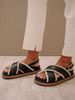 Alohas Marshmallow Sandal - Black Leather  - Thumbnail 3