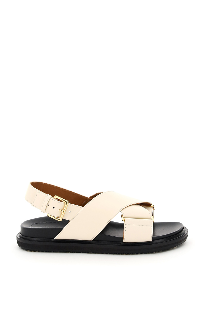 Marni Fussbett Calfskin Sandals | Garmentory