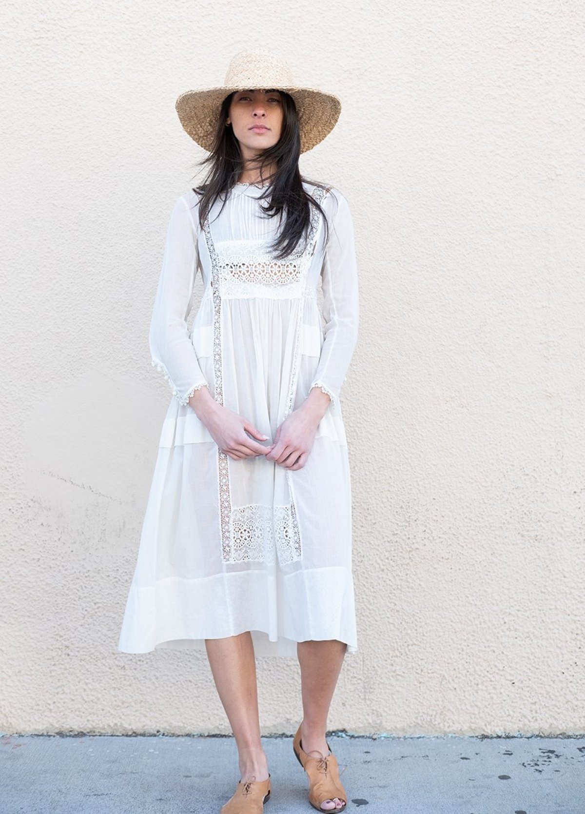 chinese dress ladies Victorian Lace Dress– The Cottagecore main image 0