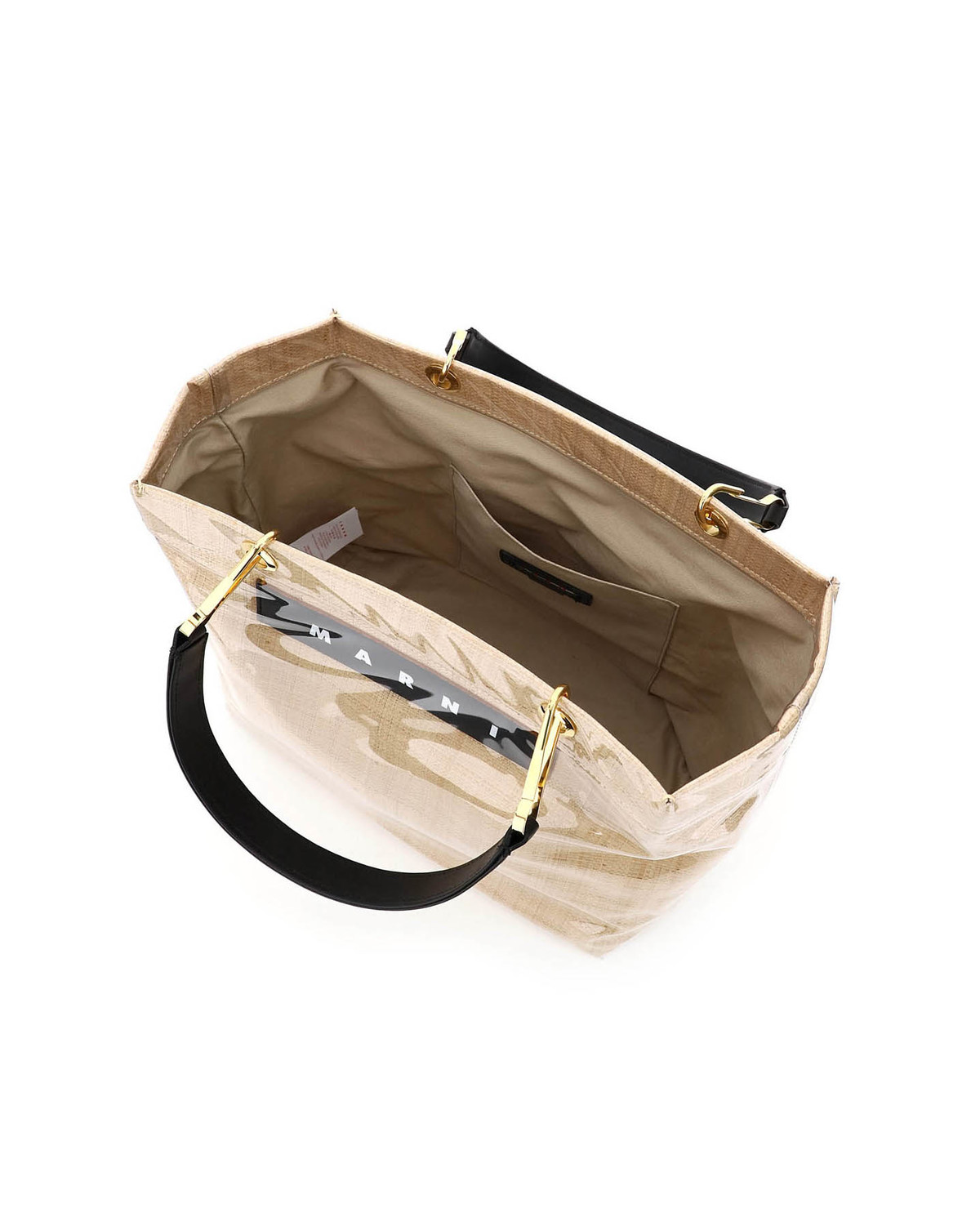 Marni Glossy Grip Tote Raffia Bag - Multicolor | Garmentory