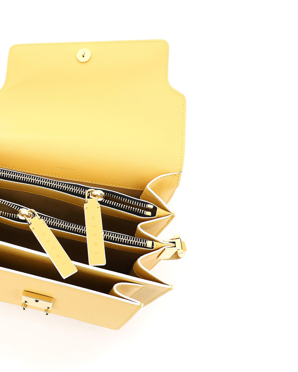 Marni Trunk Medium Leather Bag - Yellow Marni Trunk Medium Leather Bag - Yellow