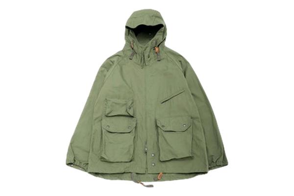 Engineered Garments Atlantic Parka coat - Olive Cotton Ripstop