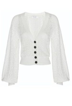 FRAME Denim Chain Lace Cardi - Blanc 