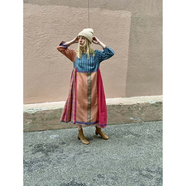 injiri インジリ MULTI CHECK DRESS（INJIRI）