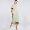 Filosofia Brooke Linen Dress - Dusty Olive - Thumbnail 1