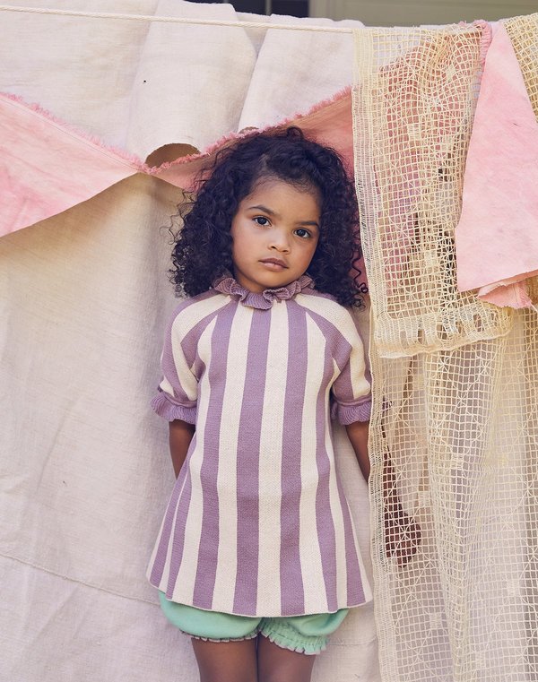 Kids Misha & Puff Circus Dress - Antique Mauve | Garmentory