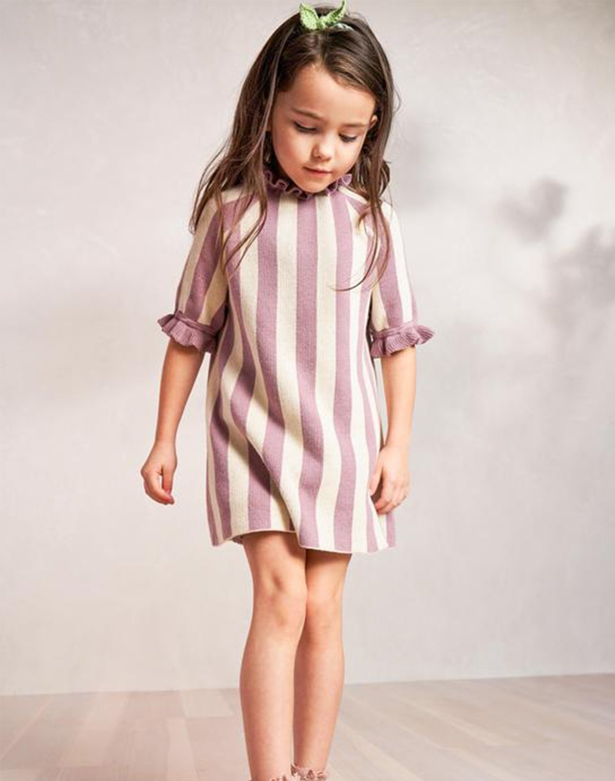 Kids Misha & Puff Circus Dress - Antique Mauve | Garmentory