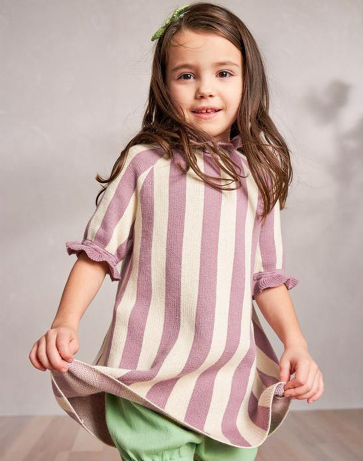 Kids Misha & Puff Circus Dress - Antique Mauve | Garmentory