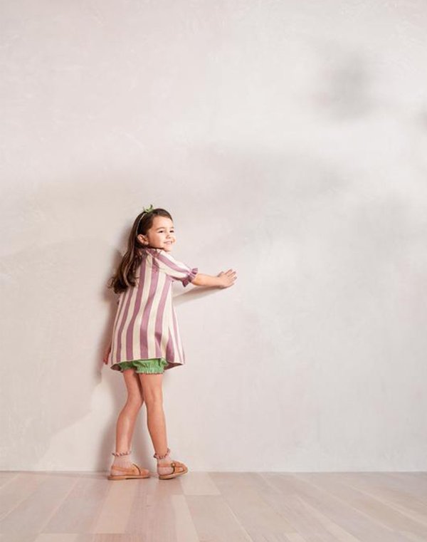 Kids Misha & Puff Circus Dress - Antique Mauve | Garmentory