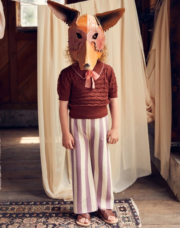 Kids Misha & Puff Circus Pants - Antique Mauve | Garmentory