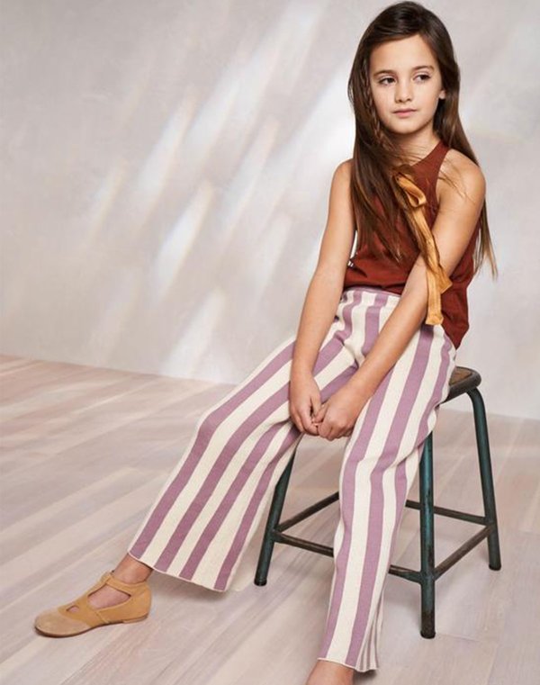 Kids Misha & Puff Circus Pants - Antique Mauve | Garmentory