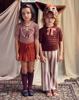 Kids Misha & Puff Circus Pants - Antique Mauve | Garmentory