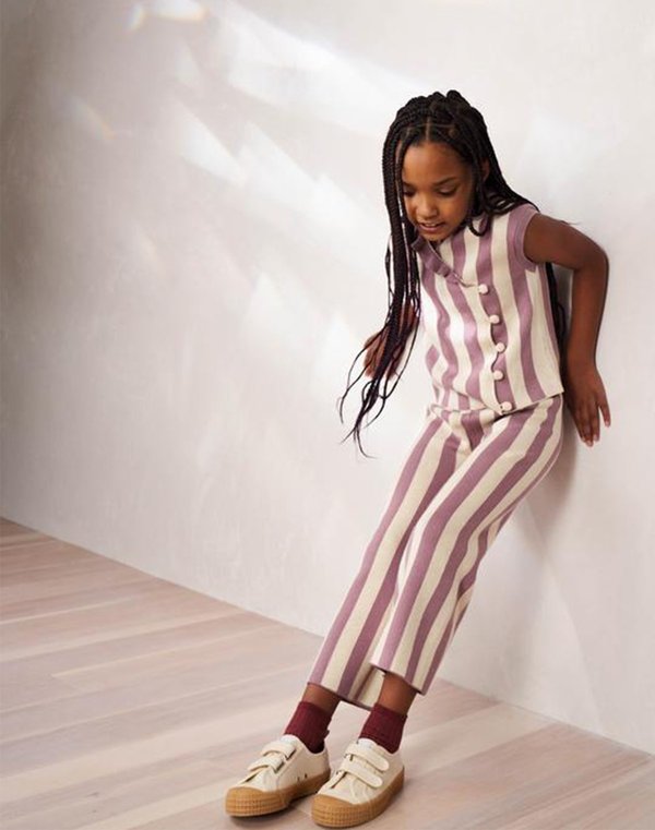 Kids Misha & Puff Circus Pants - Antique Mauve | Garmentory