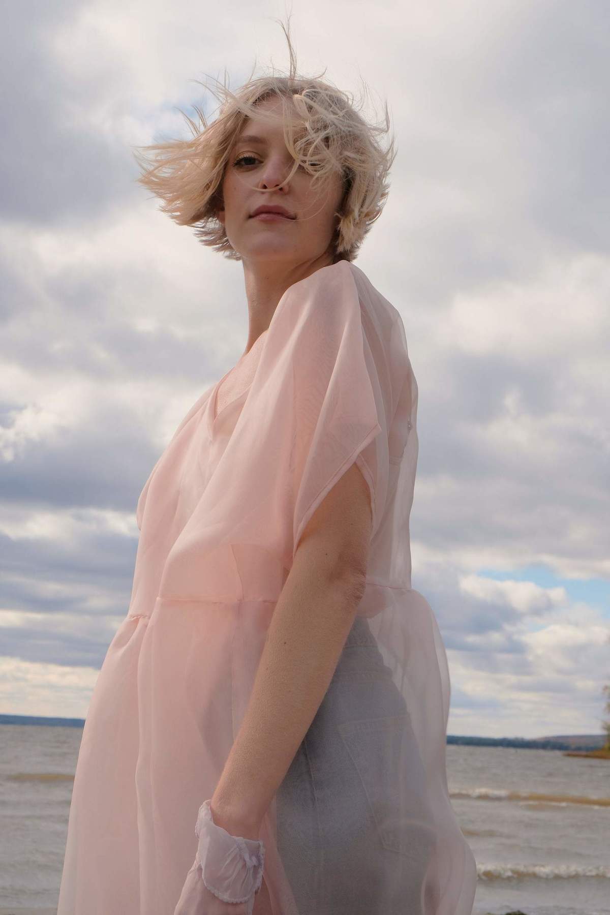 Noémiah TULIP DRESS - POWDET PINK - Image 1 of 1