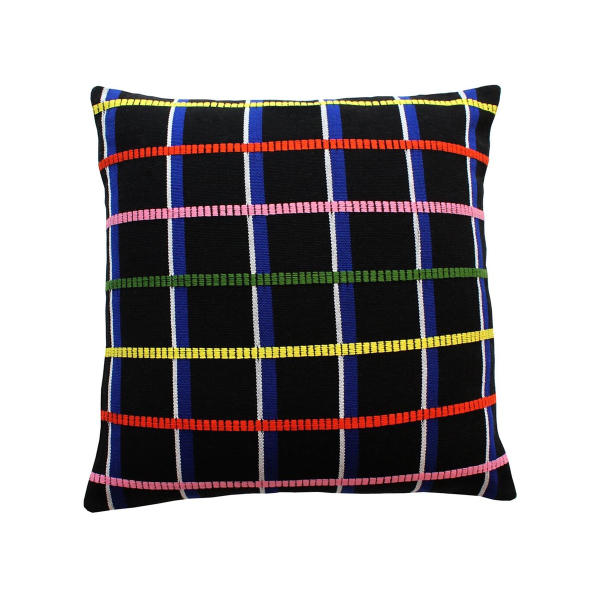 DITTOHOUSE Grid Pillow - Black - Image 1 of 4