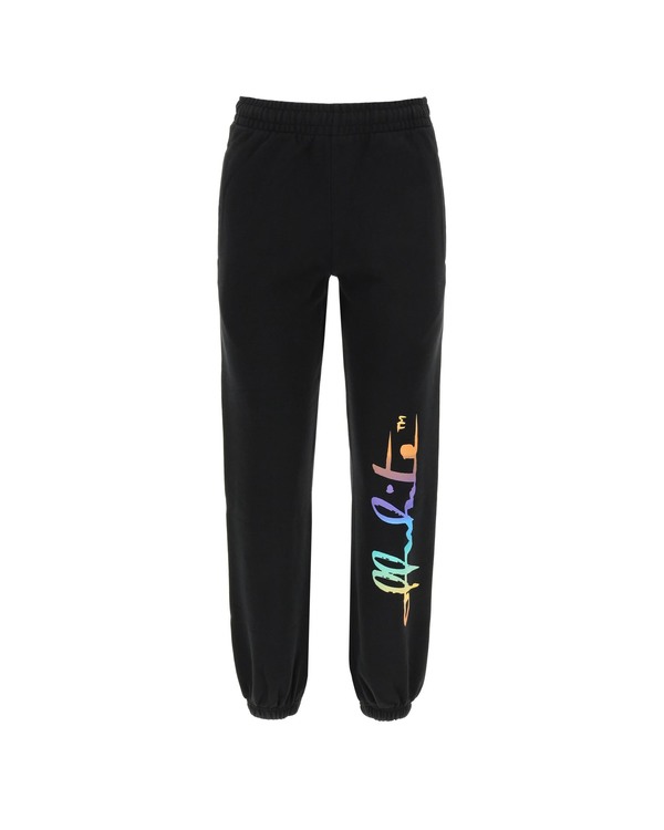 Off-White Rainbow Logo Jogging Trousers - black Off-White Rainbow Logo Jogging Trousers - black