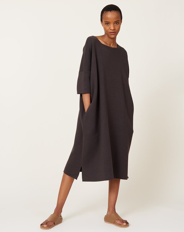 Lauren Manoogian Interlock Wide T Dress - Carbon | Garmentory