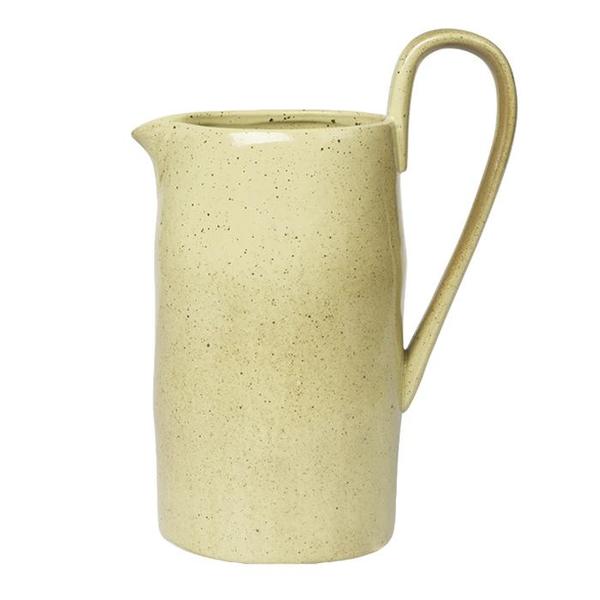 Ferm Living Flow Jug - Yellow Speckle Ferm Living Flow Jug - Yellow Speckle