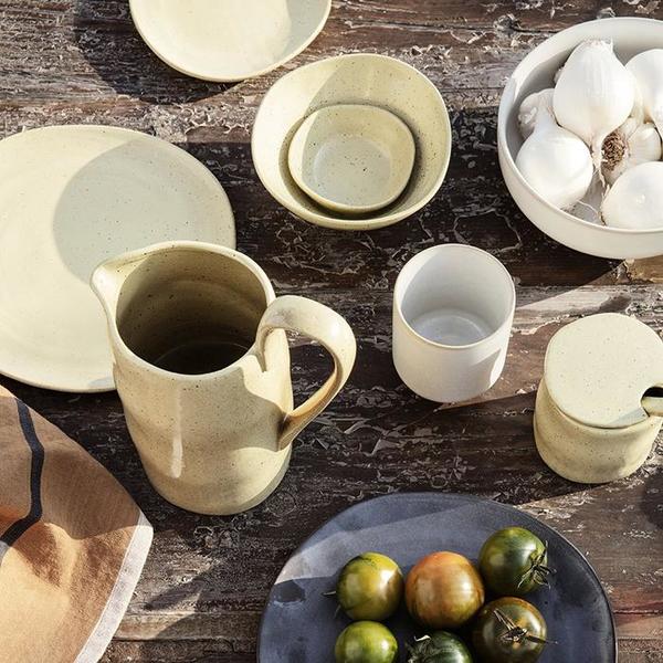 Ferm Living Flow Jug - Yellow Speckle Ferm Living Flow Jug - Yellow Speckle
