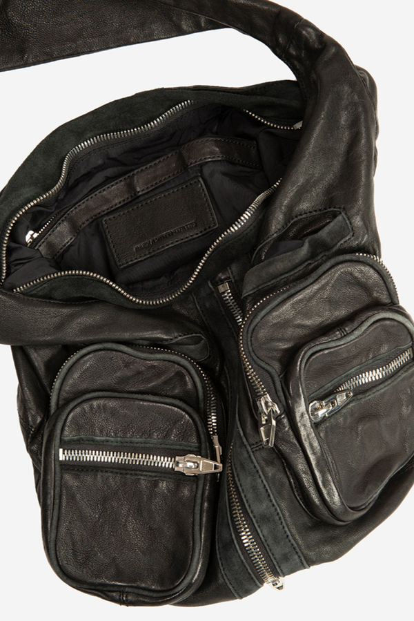 Alexander Wang Donna Small Hobo Bag - Black | Garmentory