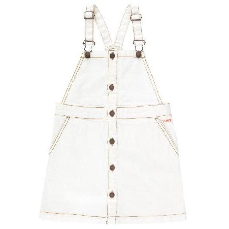 tinycottons denim dress off white | Garmentory