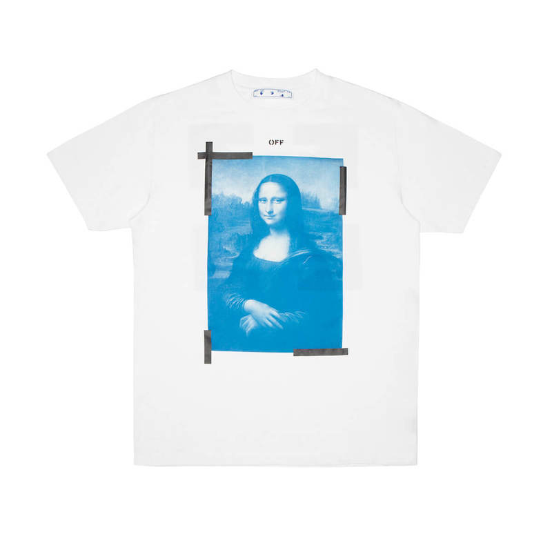OFF-WHITE | BLUE MONALISA OVER T-SHIRT WHITE モナリザTシャツ BLUE MONALISA S/S OVER TEE WHITE BLACK OMAA038R21JER001 T