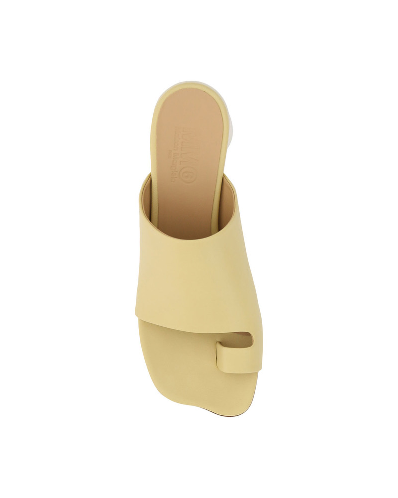 MM6 Maison Margiela Mules with Cylinder Heel | Garmentory