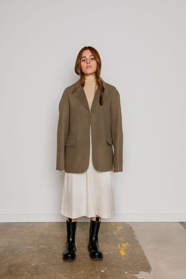 Unisex JOWA. Handmade One Button Coat with Belt Unisex JOWA. Handmade One Button Coat with Belt
