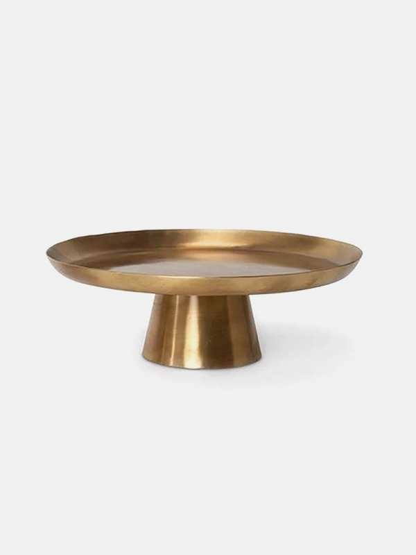 fog et cetera cake stand - brass fog et cetera cake stand - brass