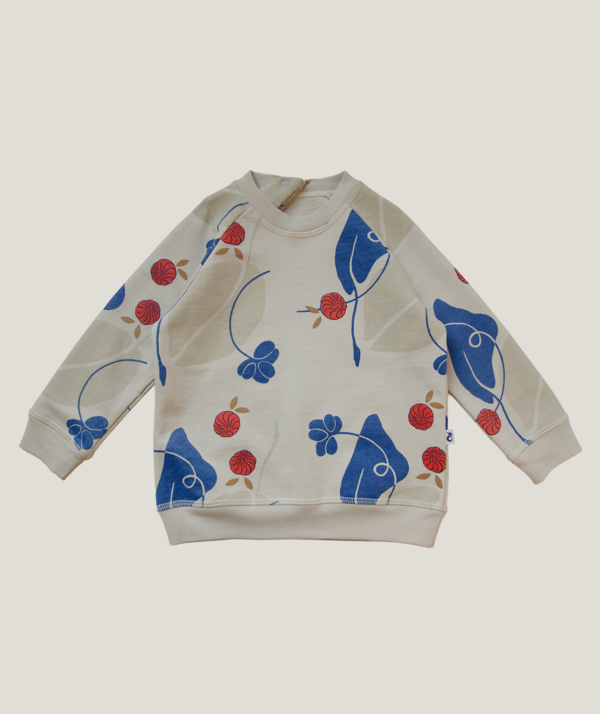 Kid Granelito Organic Pima Cotton Sweatshirt - Lucky Kid Granelito Organic Pima Cotton Sweatshirt - Lucky