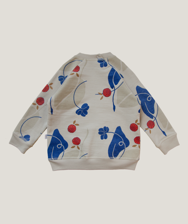 Kid Granelito Organic Pima Cotton Sweatshirt - Lucky Kid Granelito Organic Pima Cotton Sweatshirt - Lucky