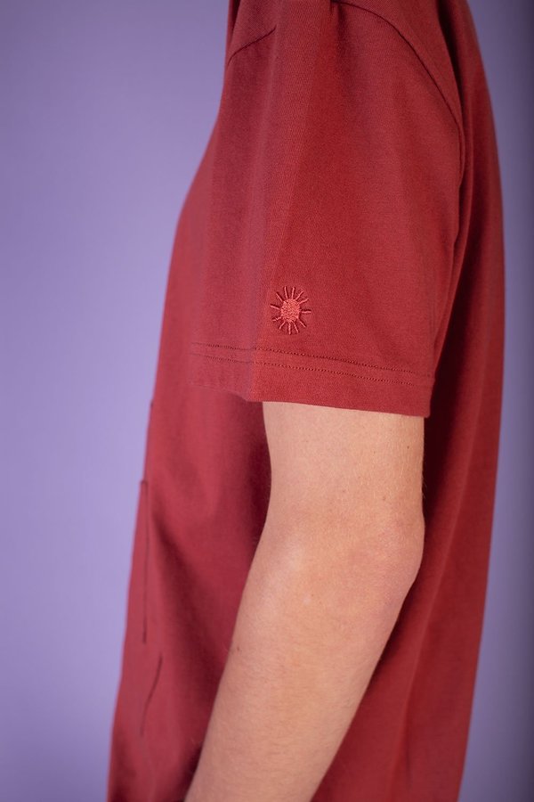 L.F.Markey Albury Tee - Burnt Red