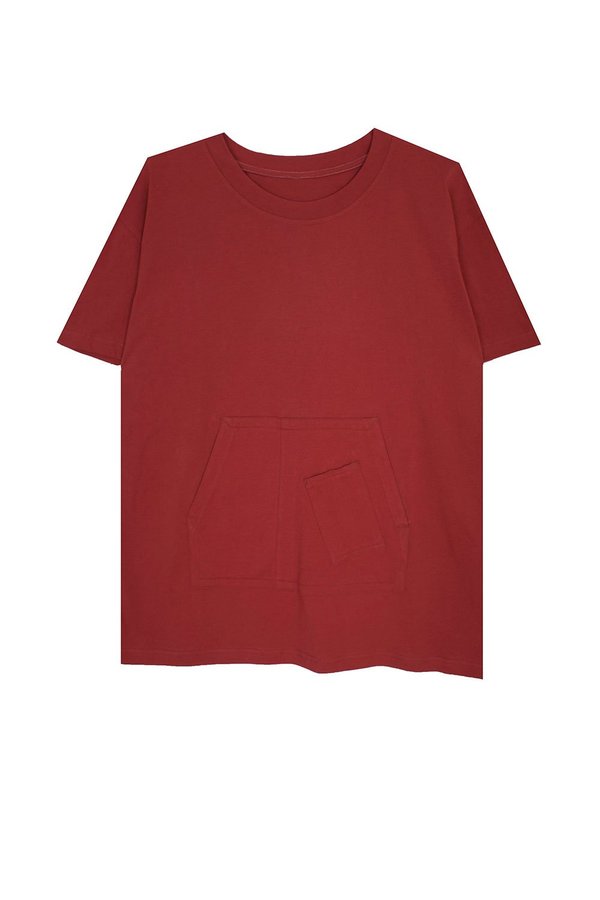 L.F.Markey Albury Tee - Burnt Red