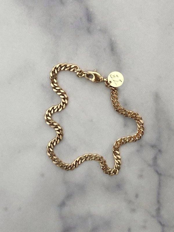 Young Frankk Zadie Chain Anklet - Gold Young Frankk Zadie Chain Anklet - Gold