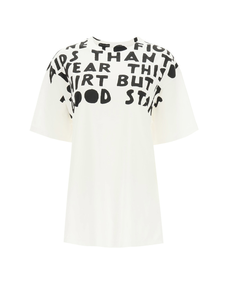 MM6 Maison Margiela Slogan Print T-shirt | Garmentory