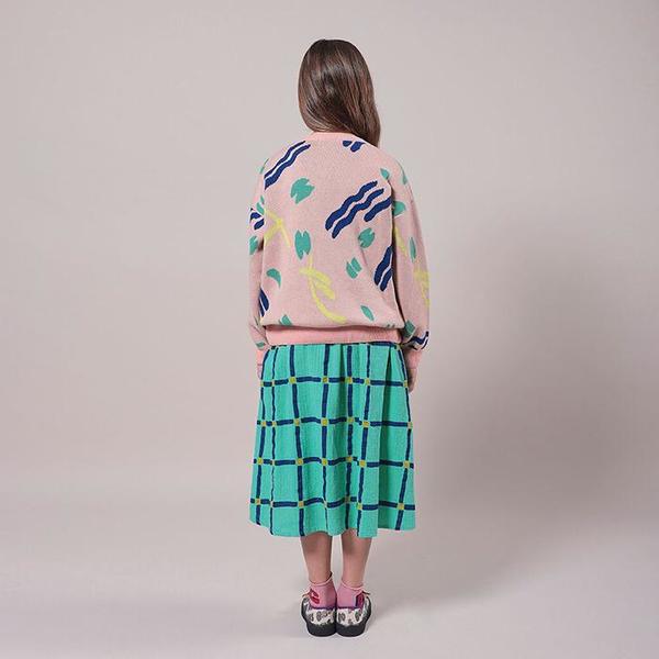 kids Bobo Choses Strokes Pattern Sweater - Pink kids Bobo Choses Strokes Pattern Sweater - Pink