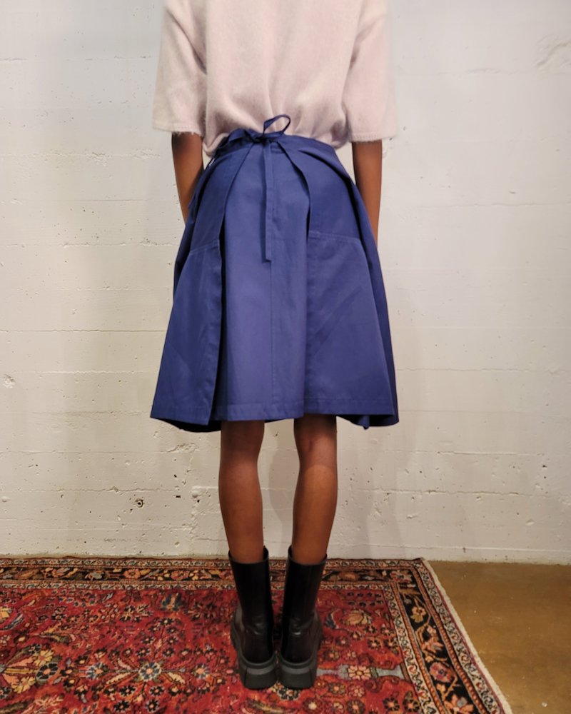 Vintage Comme des Garcons Wrap Skirt - Navy
