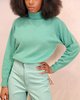 Vintage Soft Turtleneck Sweater - Mint - Thumbnail 1